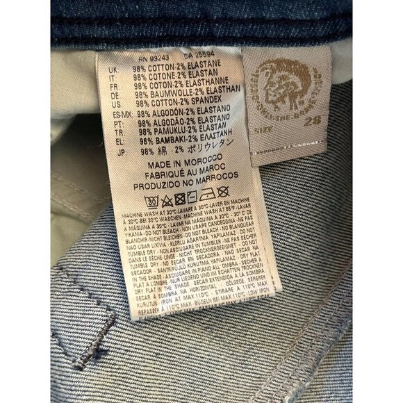 DIESEL Belther R823X Regular Slim Tapered Jeans Size 28 X 30 $228 - Picture 3 of 11